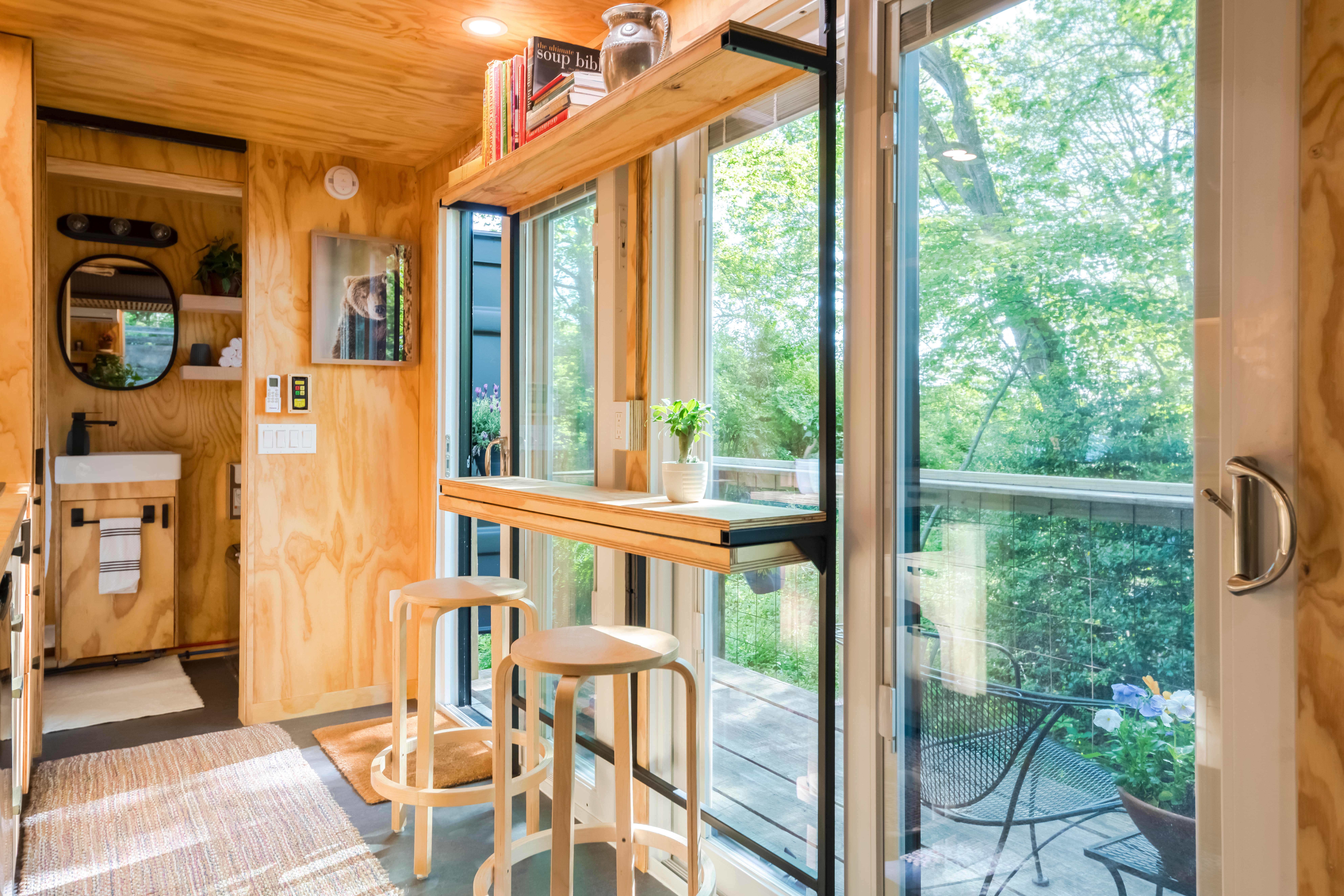 Window bar seating